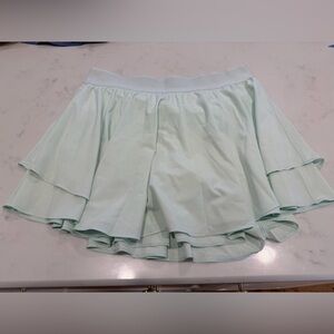Lululemon Court Rival High Rise Long Skirt, size 12, mint